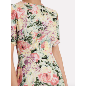 knee length dresses for ladies Venissa Floral Sidonie Mini Dress  Prism Boutique