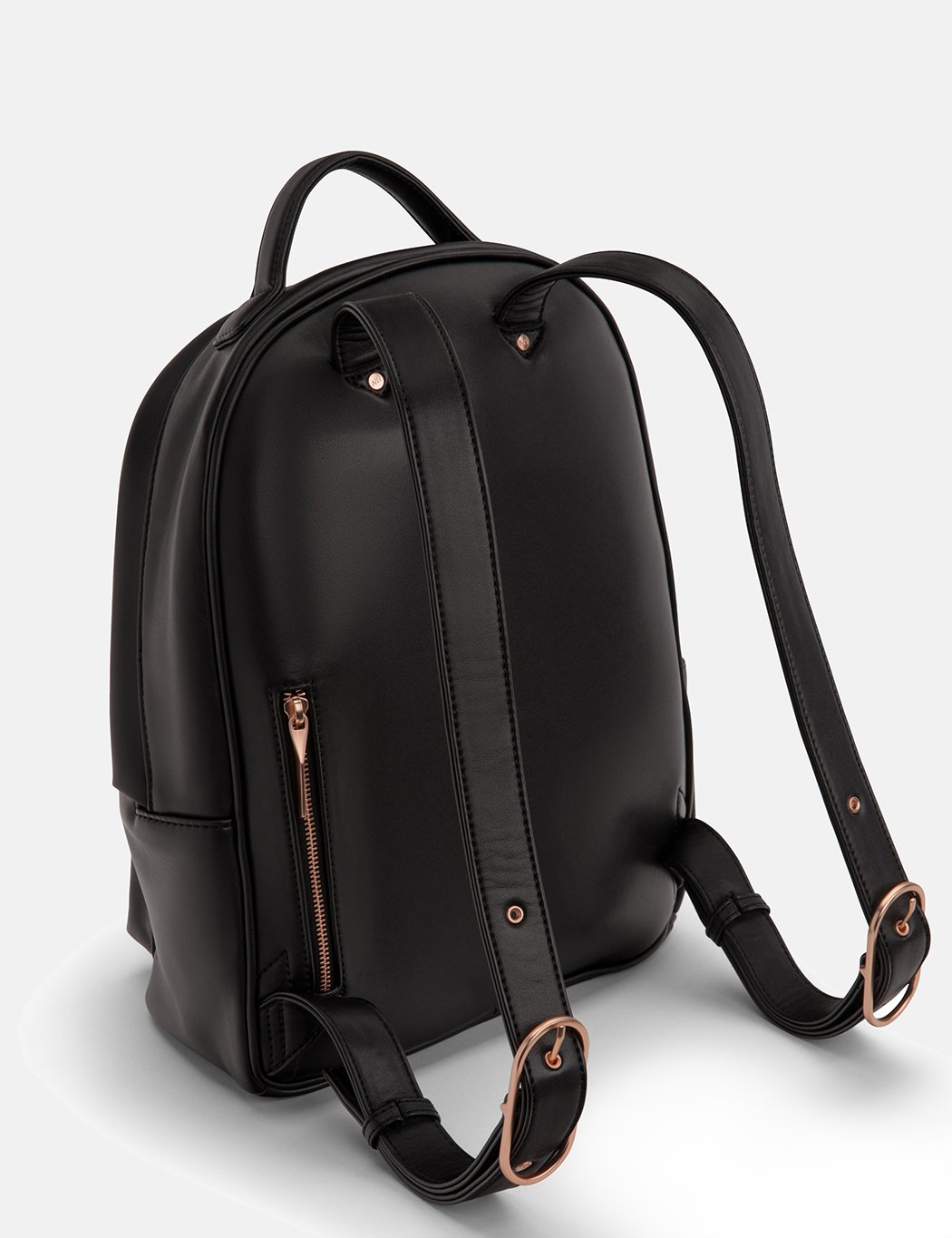 Matt & Nat Bali Backpack (Vegan Leather) Black Garmentory