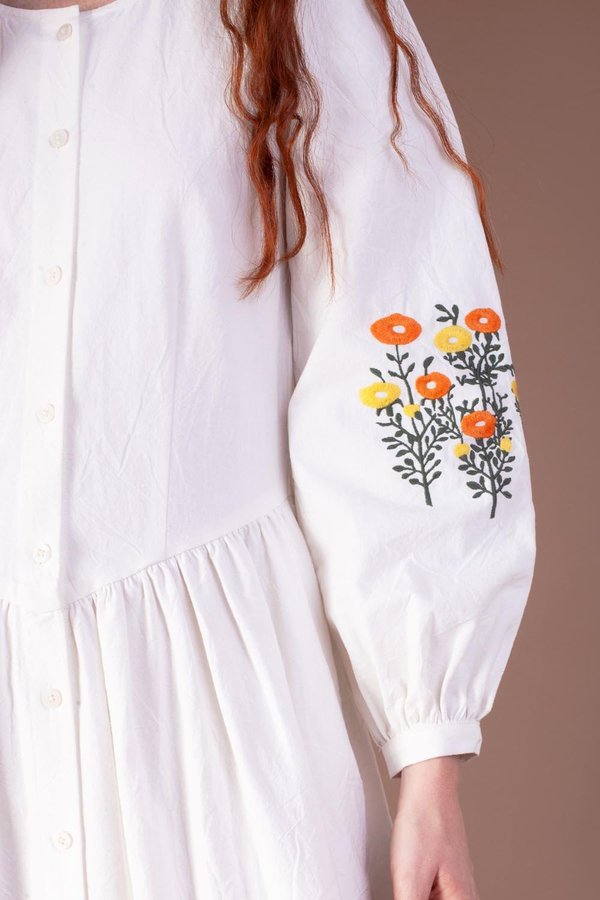 Meadows Anemone Dress - Off White | Garmentory