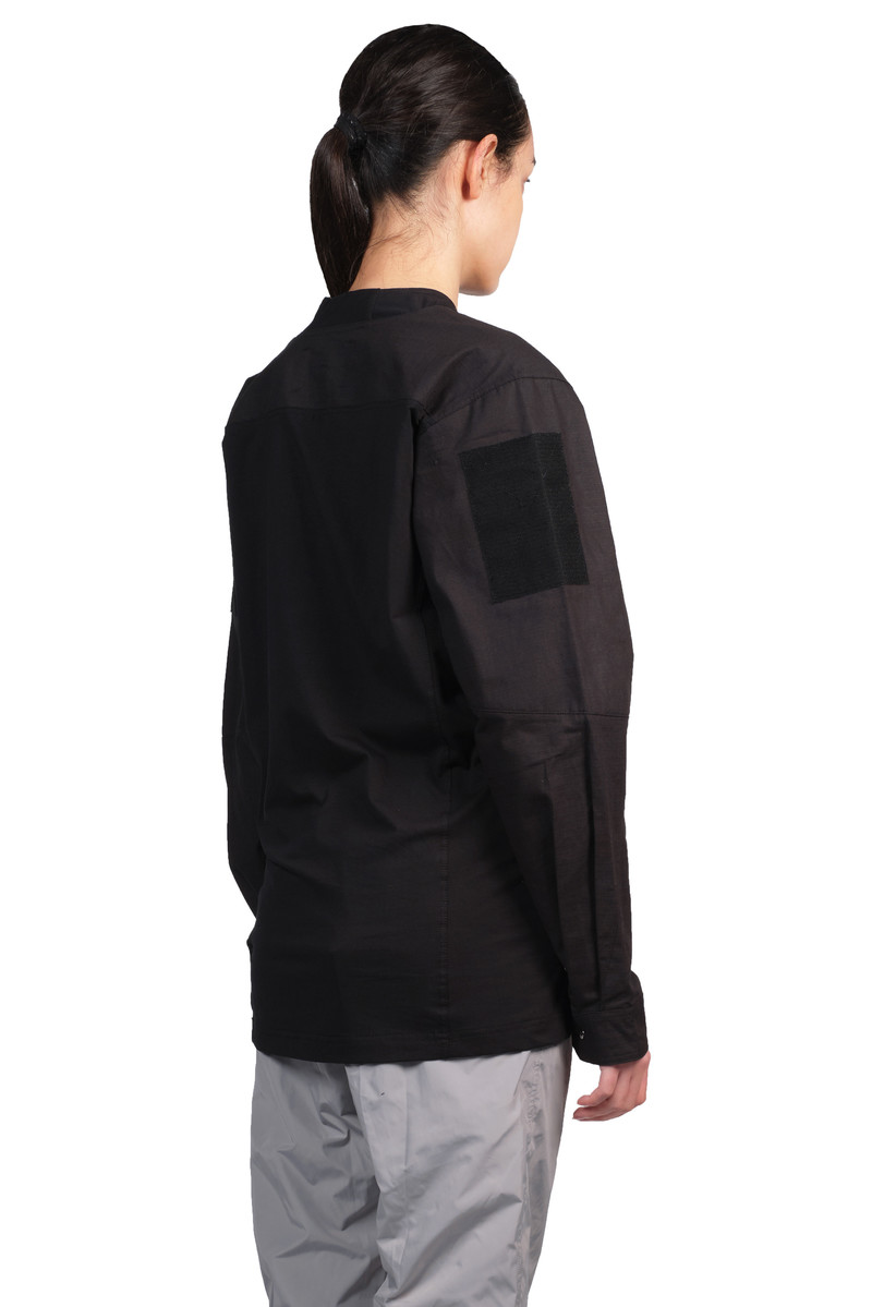 Heliot Emil Long Sleeve Tactical Shirt - Black | Garmentory