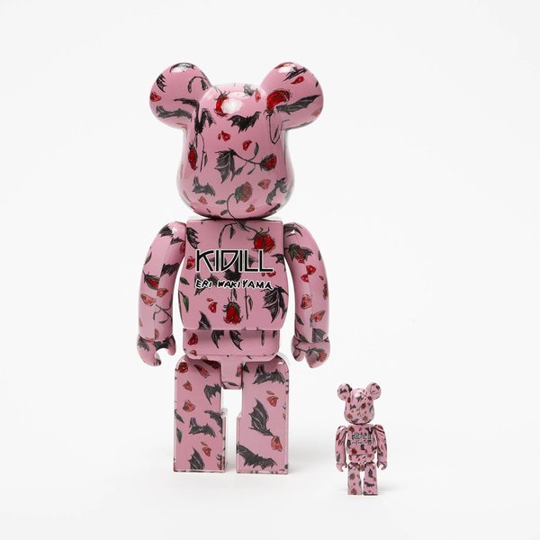 MEDICOM TOY - BE@RBRICK KIDILL × ERI WAKIYAMA White Kidill x Eri Wakiyama BE@RBRICK 100% & 400% Figures | Hypebeast