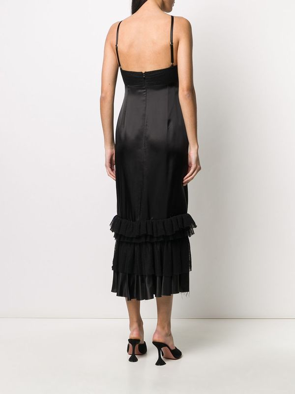 brock collection black dress BROCK Quirinale Woven - Size:12Y Striped Tulle - A-Line Occasion:Sunset-party