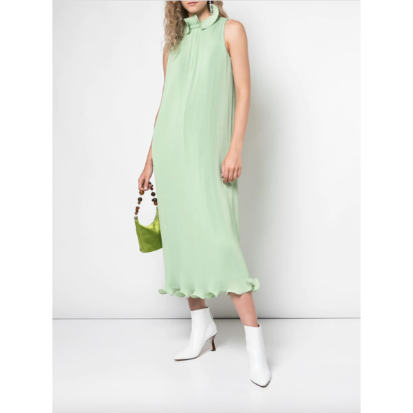 open lace back dress Italian Sporty Overall Dress in Cinnamon