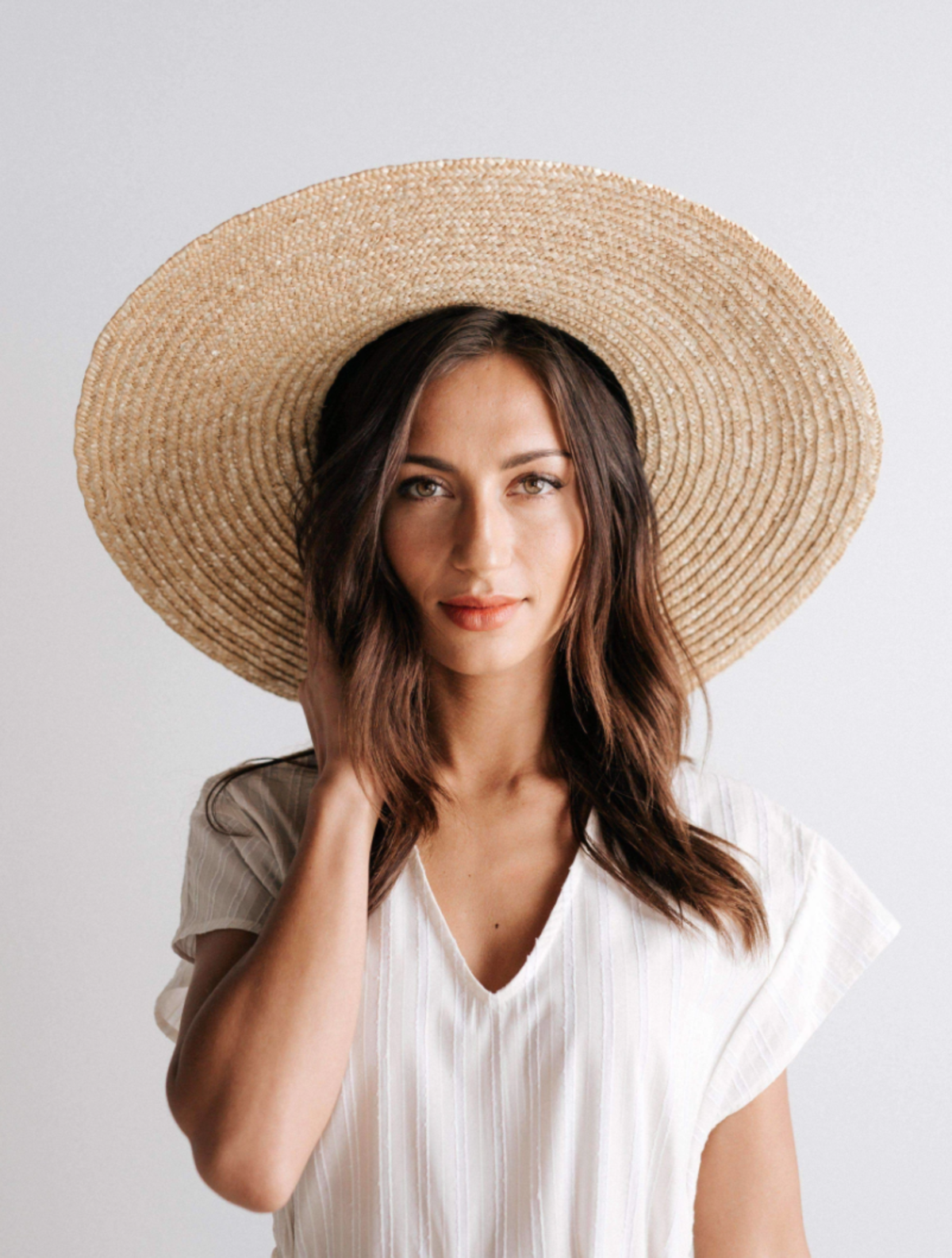 GiGi Pip Gwen Wide Brim Sun Hat - Straw | Garmentory