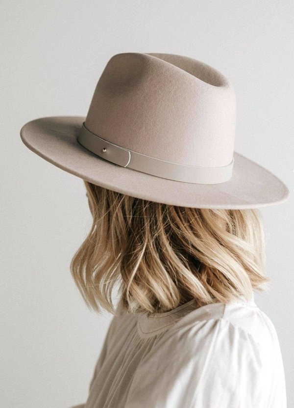 GiGi Pip Wes Fedora - Light Grey | Garmentory