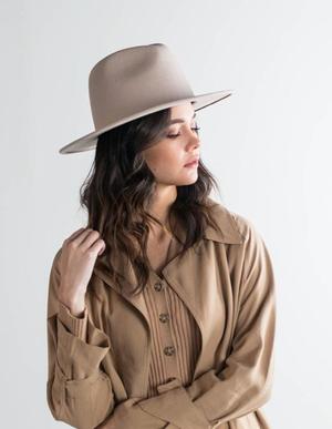 GiGi Pip Wes Fedora - Light Grey | Garmentory display picture 1