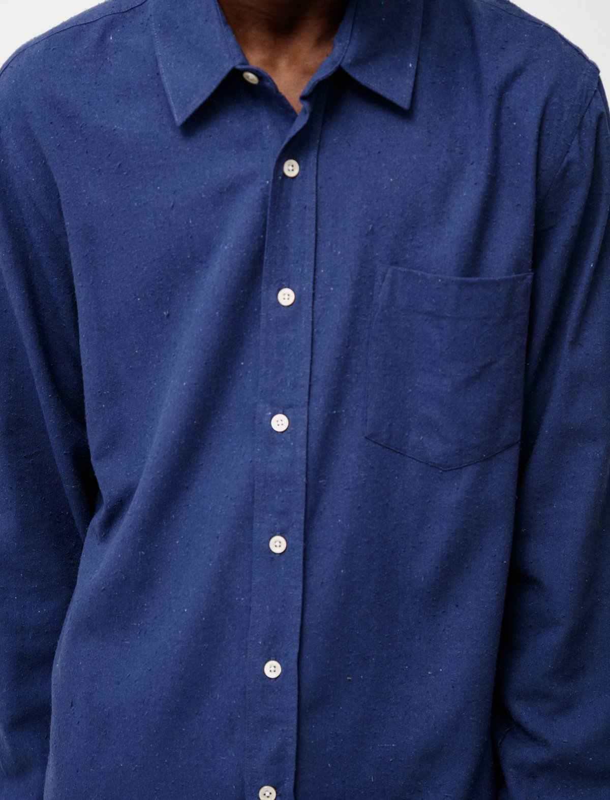Our Legacy Classic Silk Noil Shirt - Scilla Blue | Garmentory