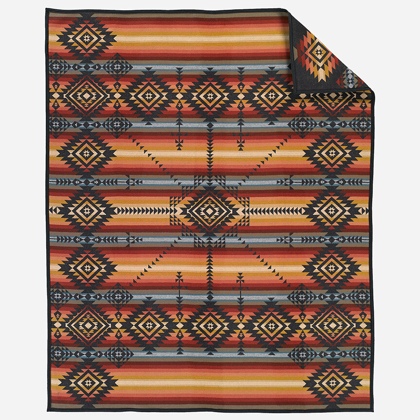 Pendleton Pueblo Dwelling Wool Blanket Garmentory