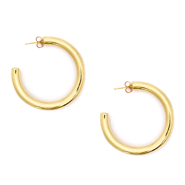 Mod + Jo Lola Hoop Earrings - Gold Mod + Jo Lola Hoop Earrings - Gold