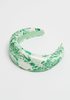 Ganni Padded Headband - Island Green - Thumbnail 1