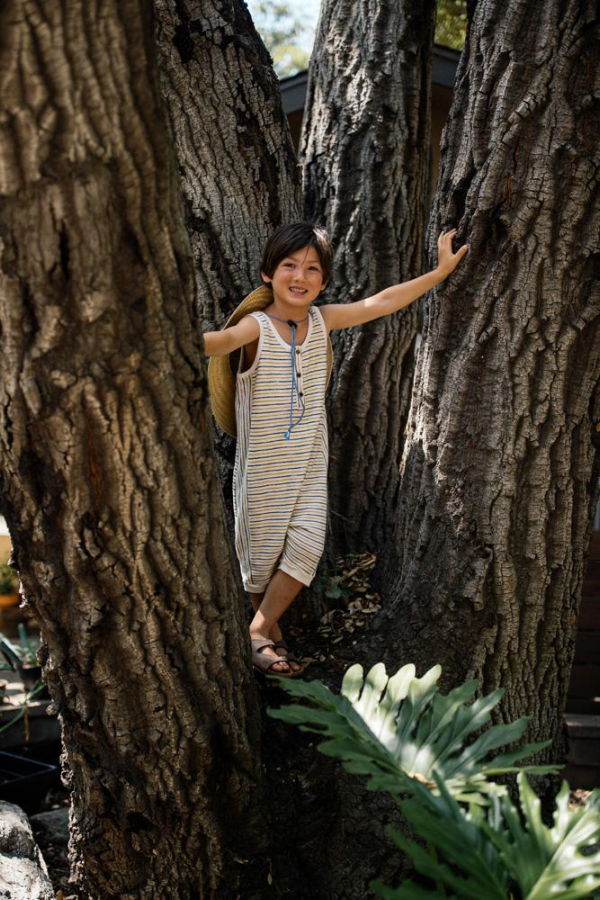 Kids nico nico Hamilton Romper - Soy Stripe