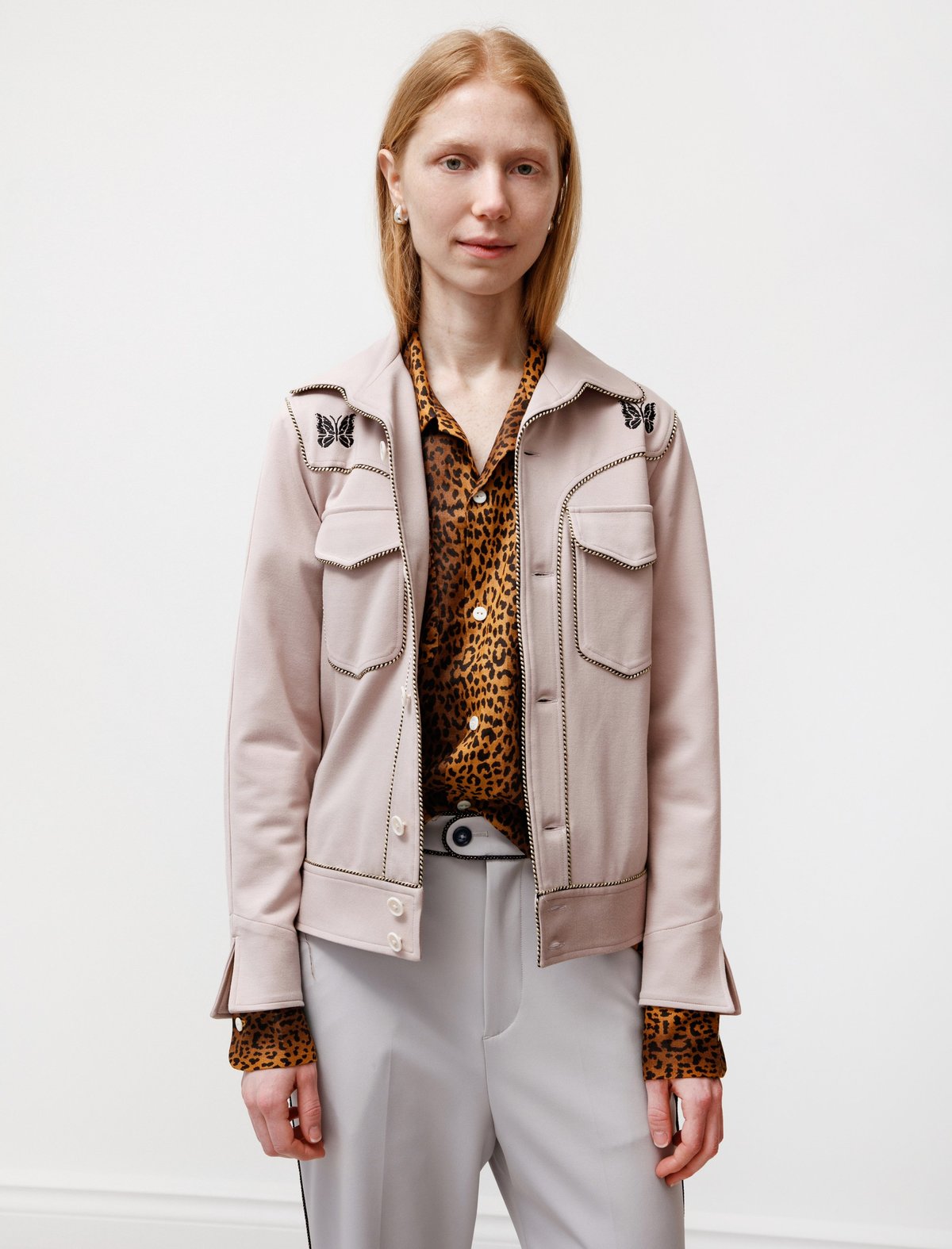 Needles Piping Cowboy Jacket - Dust Pink | Garmentory