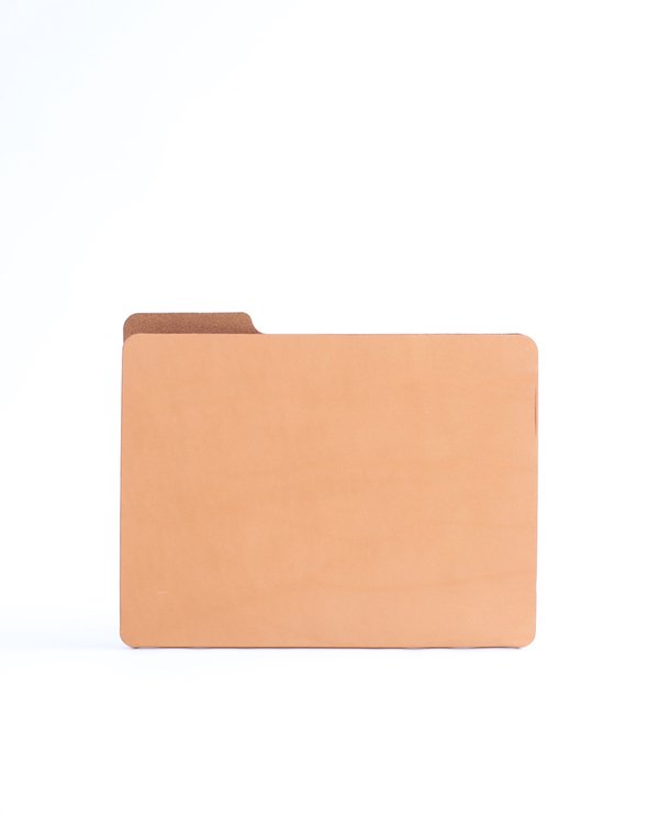 Foxtrot Supply Co. Leather Manila File Folder Garmentory