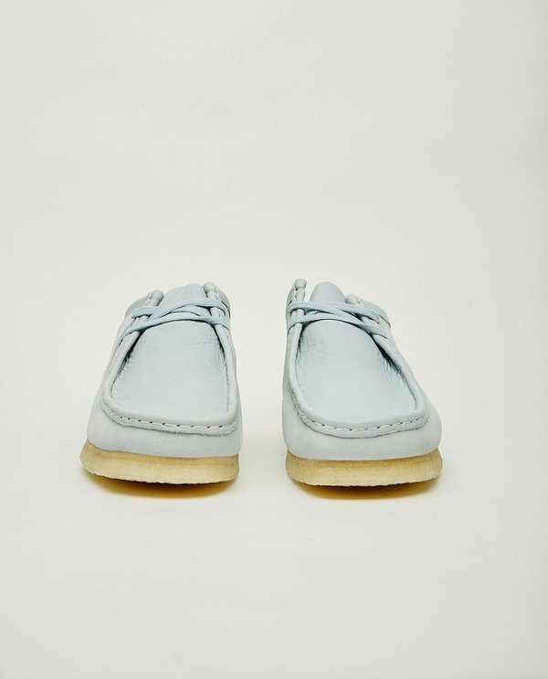 CLARKS Wallabee Moccasin Shoe - Light Blue CLARKS Wallabee Moccasin Shoe - Light Blue