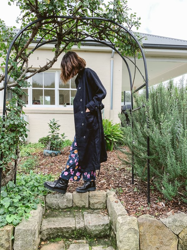 NO. 6 ALEXANDER DUSTER - BLACK NO. 6 ALEXANDER DUSTER - BLACK