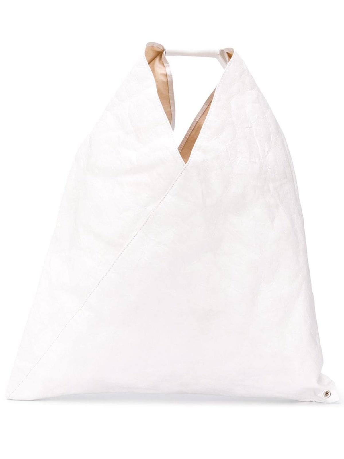 MM6 Maison Margiela Medium Recycled Paper Japanese Tote - White
