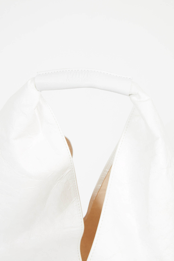 MM6 Maison Margiela Medium Recycled Paper Japanese Tote - White MM6 Maison Margiela Medium Recycled Paper Japanese Tote - White
