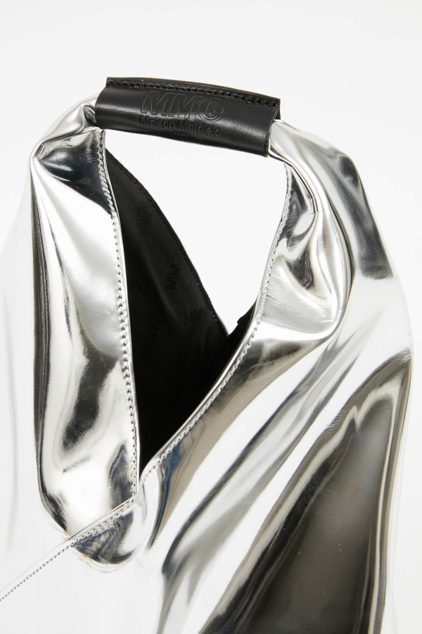 MM6 Maison Margiela Small Metallic Tote - Silver MM6 Maison Margiela Small Metallic Tote - Silver