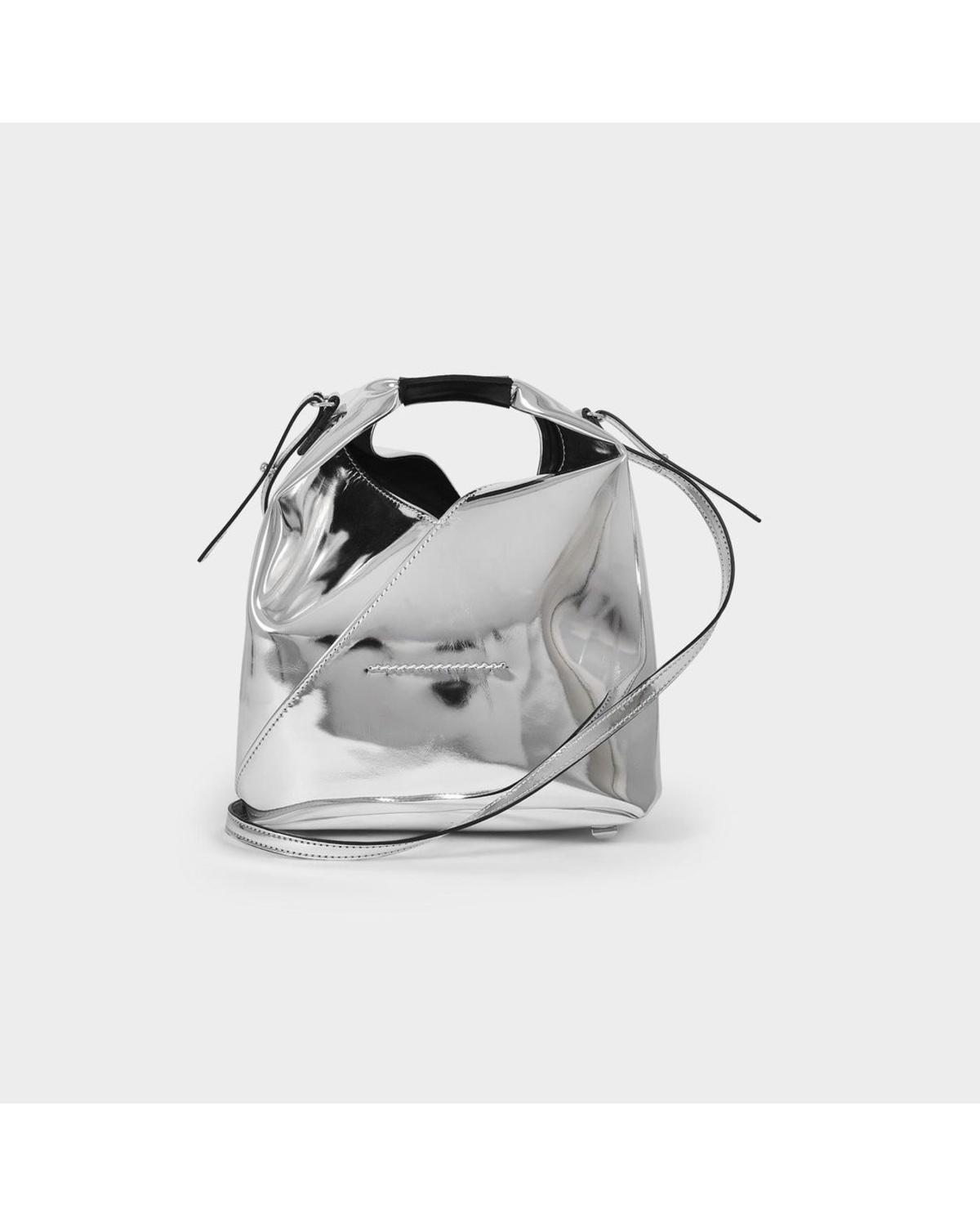 MM6 Maison Margiela Metallic Mini Nano Bag - Silver | Garmentory