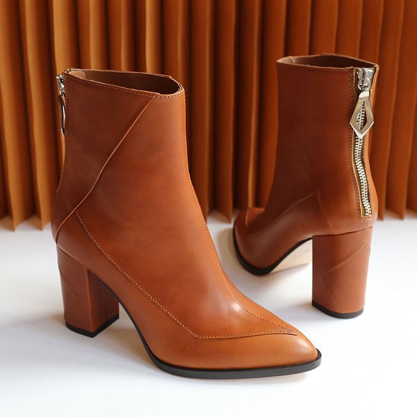 Sylven New York Almasi Calf Leather Boots - Cognac Sylven New York Almasi Calf Leather Boots - Cognac