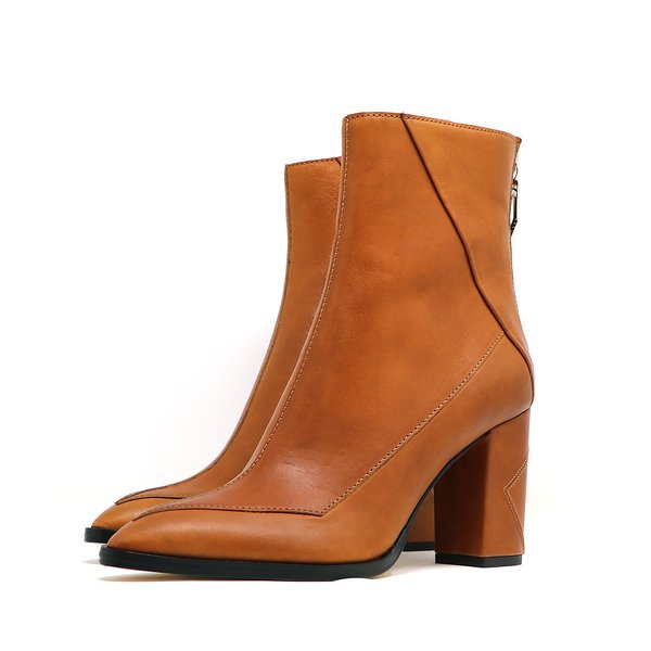Sylven New York Almasi Calf Leather Boots - Cognac Sylven New York Almasi Calf Leather Boots - Cognac