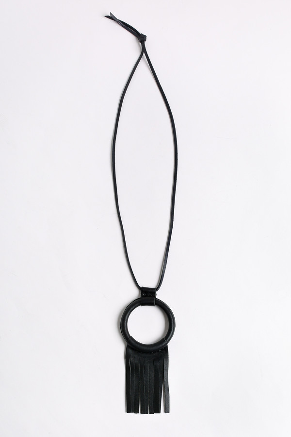 Crescioni Ritual necklace in black | Garmentory