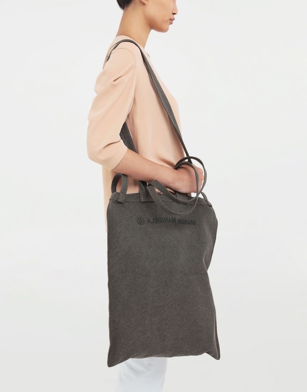 MM6 Maison Margiela 6 handle tote bag - Military Green MM6 Maison Margiela 6 handle tote bag - Military Green