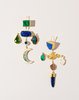Grainne Morton Bird and Moon Cross Drop Earrings - Thumbnail 2