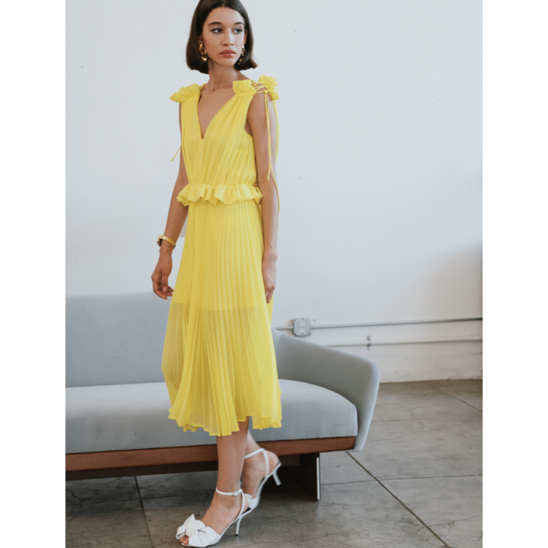 DELFI COLLECTIVE Lilah Dress - Yellow | Garmentory