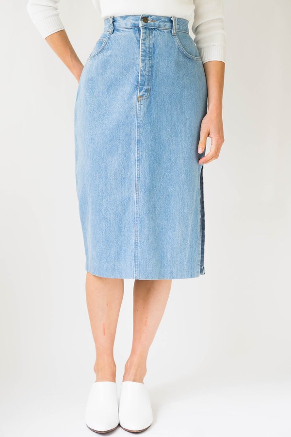 denim skirt vintage