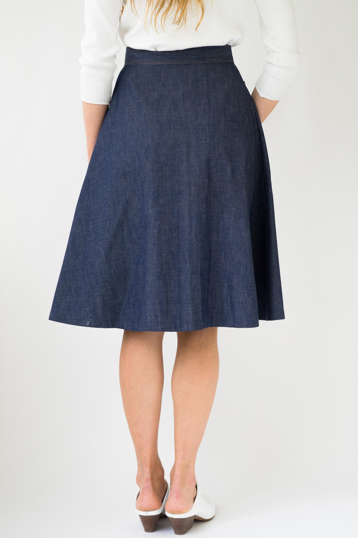 Upcycled Floral Denim Skirt  by Levi's main image 0