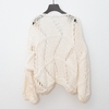Maiami Zig Zag Big Cardigan - Creme - Thumbnail 5