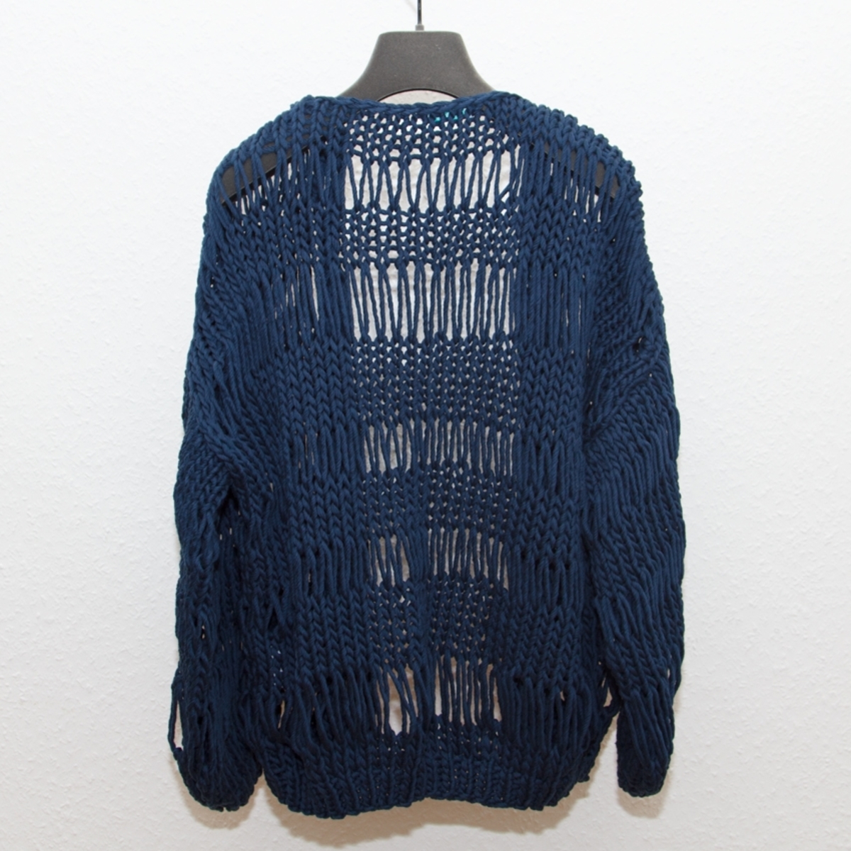 Maiami Dropstitch Big Cardigan - Marine - Image 2 of 4