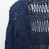 Maiami Dropstitch Big Cardigan - Marine - Thumbnail 3