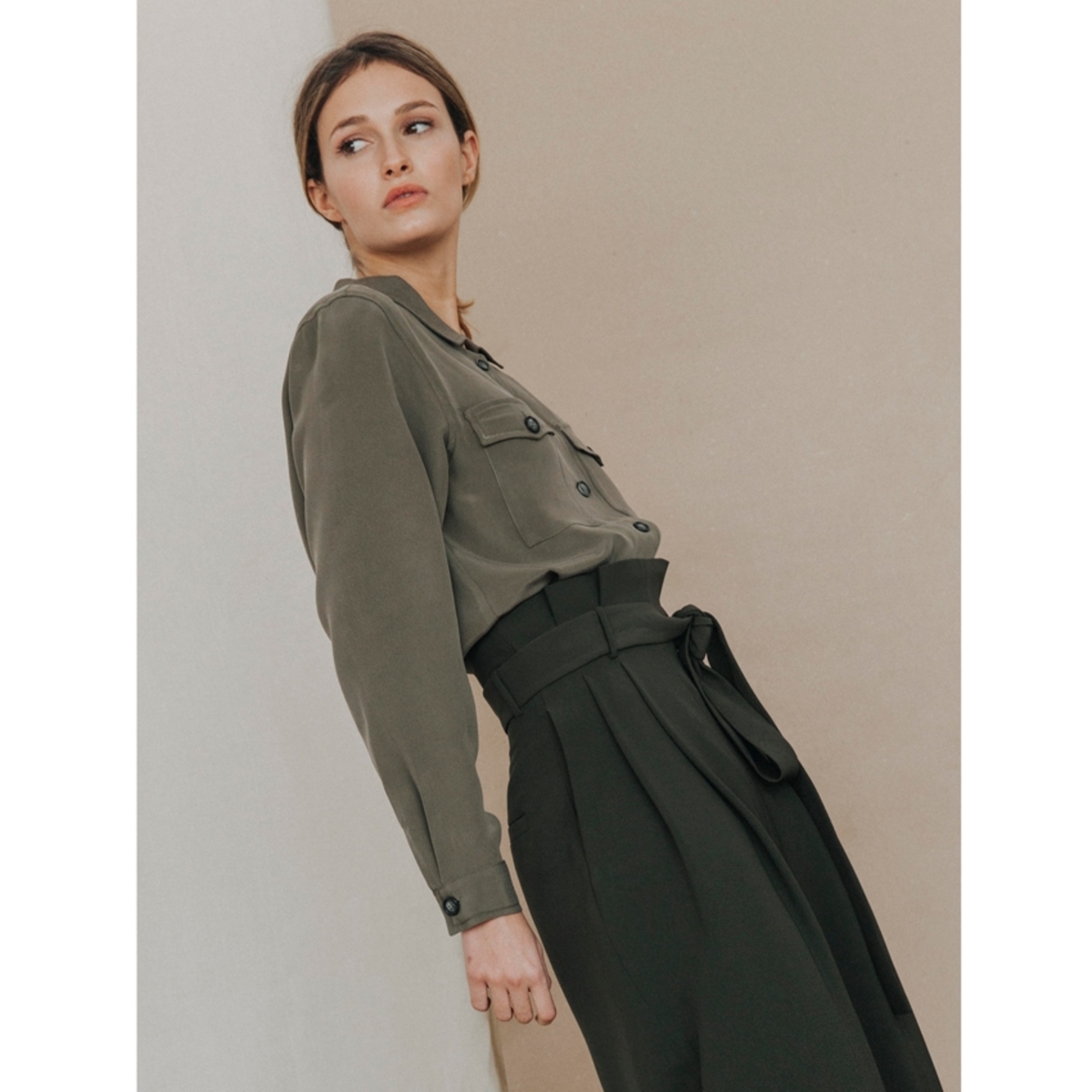 sunad KARAKUM SHIRT - Military Green - Image 1 of 5