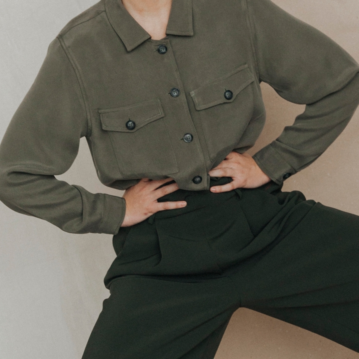 sunad KARAKUM SHIRT - Military Green - Image 2 of 5