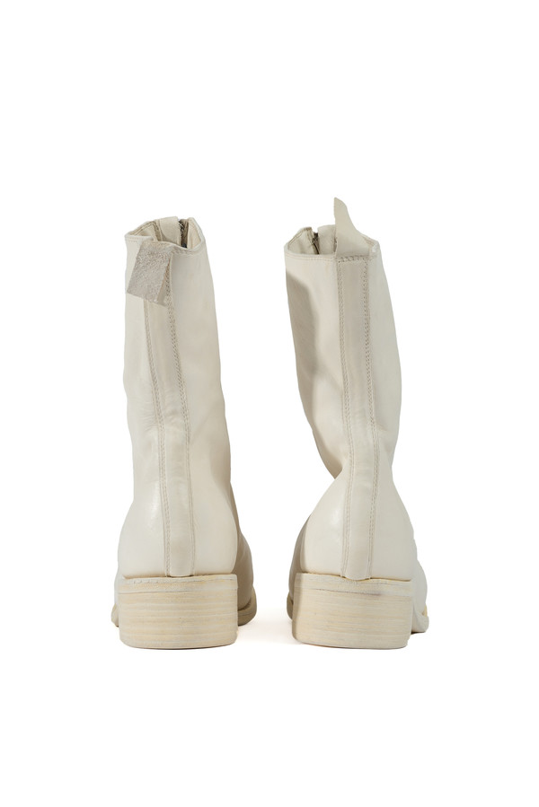 GUIDI pl2 front zip boots - white | Garmentory