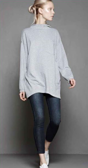 Skargorn #57 Long Sleeve Hoodie, Milk Wash Skargorn #57 Long Sleeve Hoodie, Milk Wash