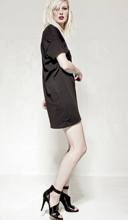 Skargorn #60 Tee Dress, Black Wash Skargorn #60 Tee Dress, Black Wash