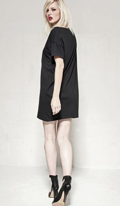 Skargorn #60 Tee Dress, Black Wash Skargorn #60 Tee Dress, Black Wash