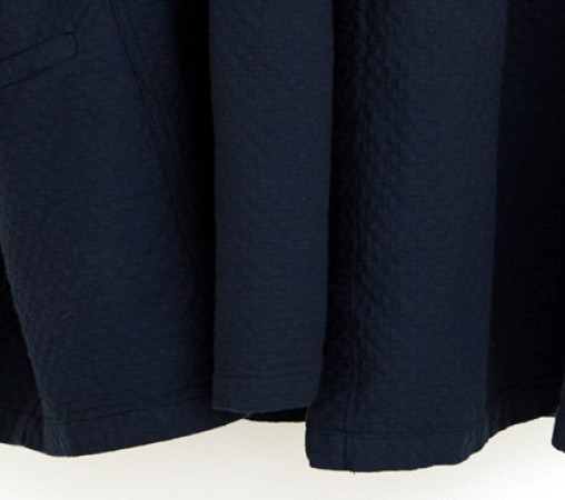 Atelier Delphine Antwerp Coat, Ocean, Bubble Textured Cotton Atelier Delphine Antwerp Coat, Ocean, Bubble Textured Cotton