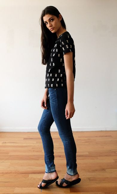 Uzi NYC Black Disko Tee Uzi NYC Black Disko Tee