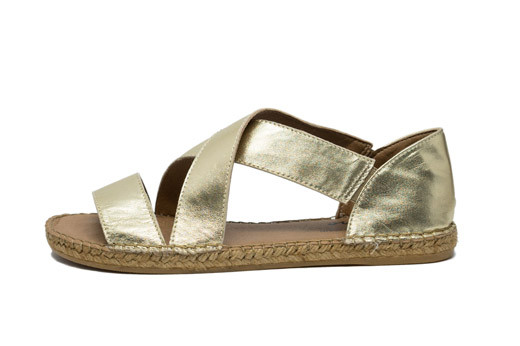Espadrilles USA Laro Espadrilles Laro, Metallic Gold Espadrilles USA Laro Espadrilles Laro, Metallic Gold