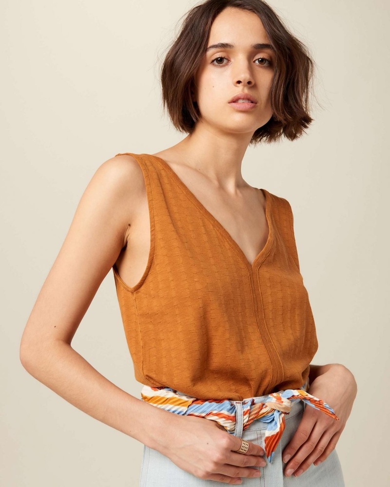 Sessun Marin Jersey Knit Tank Top | Garmentory