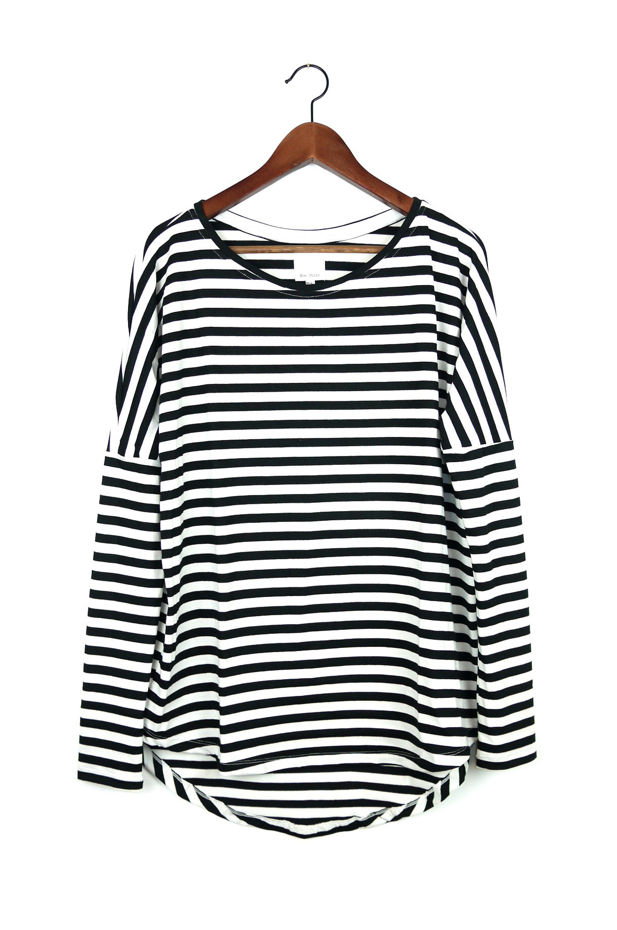 Rue Stiic Long Sleeve Top, Classic Stripe - Image 1 of 7