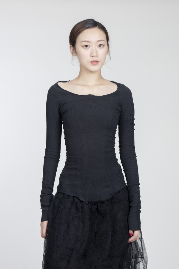 Marc le Bihan CORSET STRECH SHIRT on Garmentory