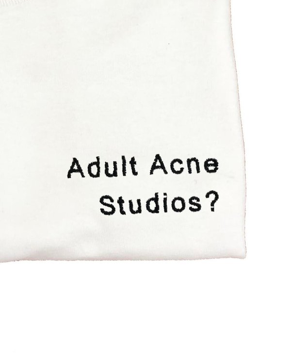 HOUSE OF 950 embroidery Adult Acne Studios? tee shirt HOUSE OF 950 embroidery Adult Acne Studios? tee shirt