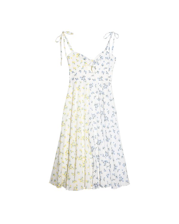 rachel antonoff ali midi dress Rachel Antonoff Ali Midi Floral Dress - Multi Ditsy Floral