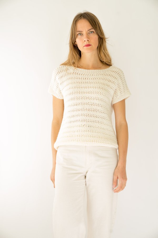 Backtalk PDX Vintage Crochet Top - cream Backtalk PDX Vintage Crochet Top - cream