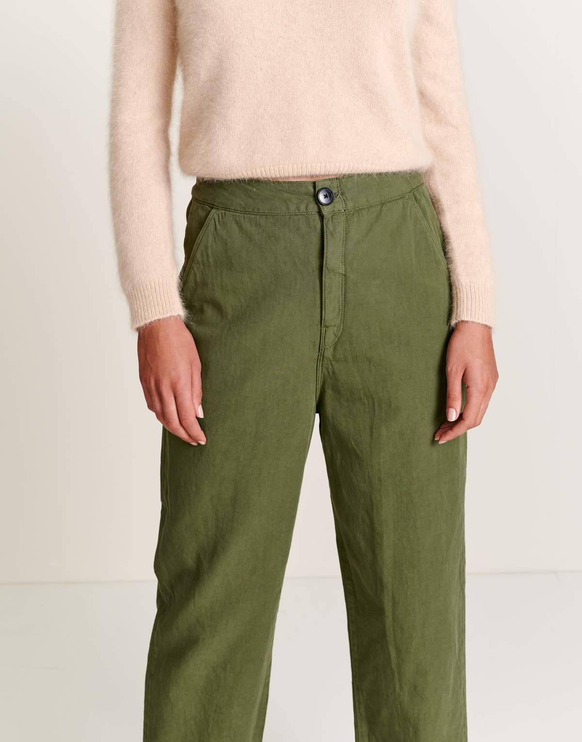 Bellerose Pasop Cropped Pants Army Garmentory